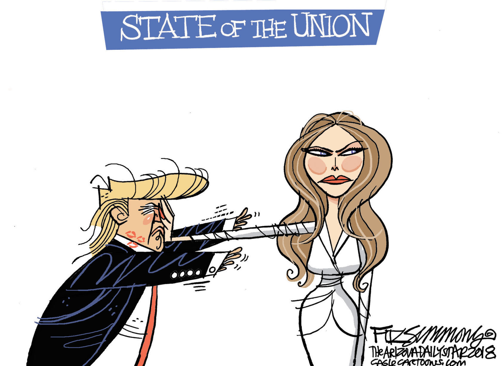 Daily Fitz Cartoon: State of the Union